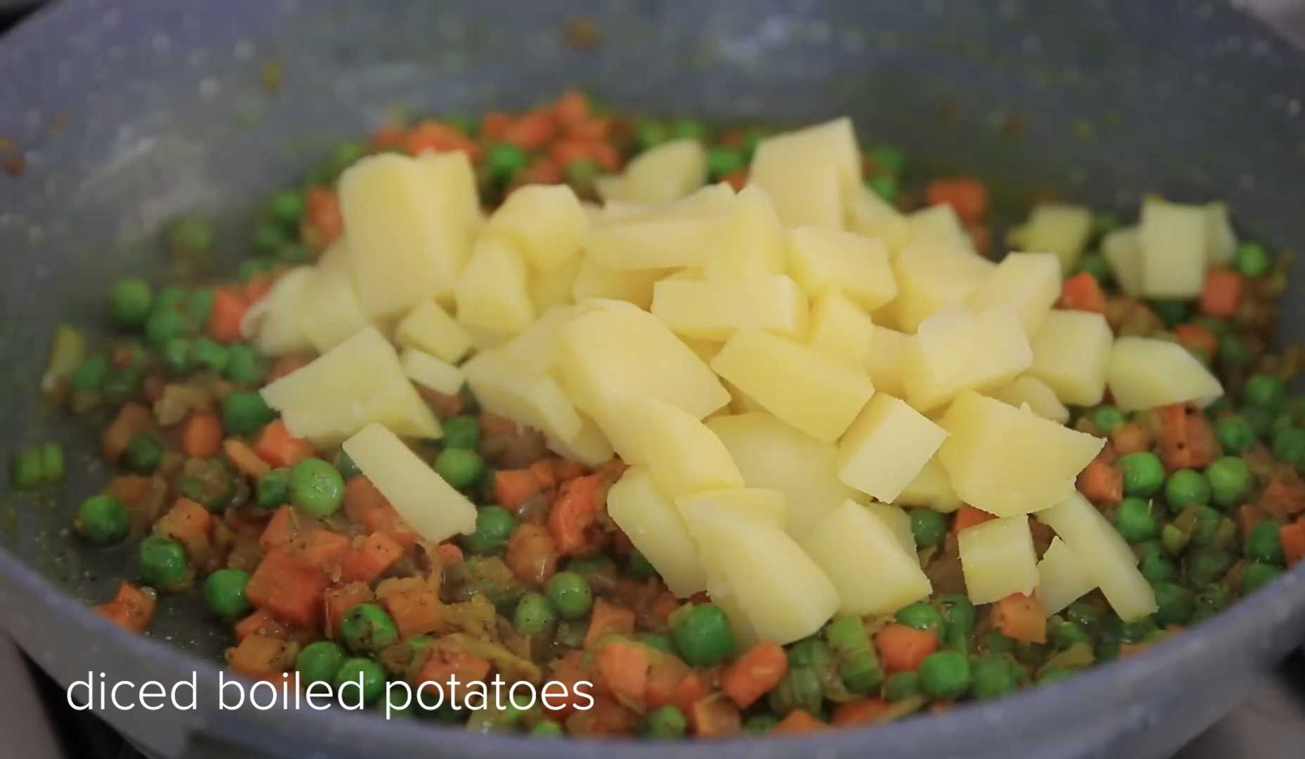 Feuilletés au curry et aux légumes - Étape 7