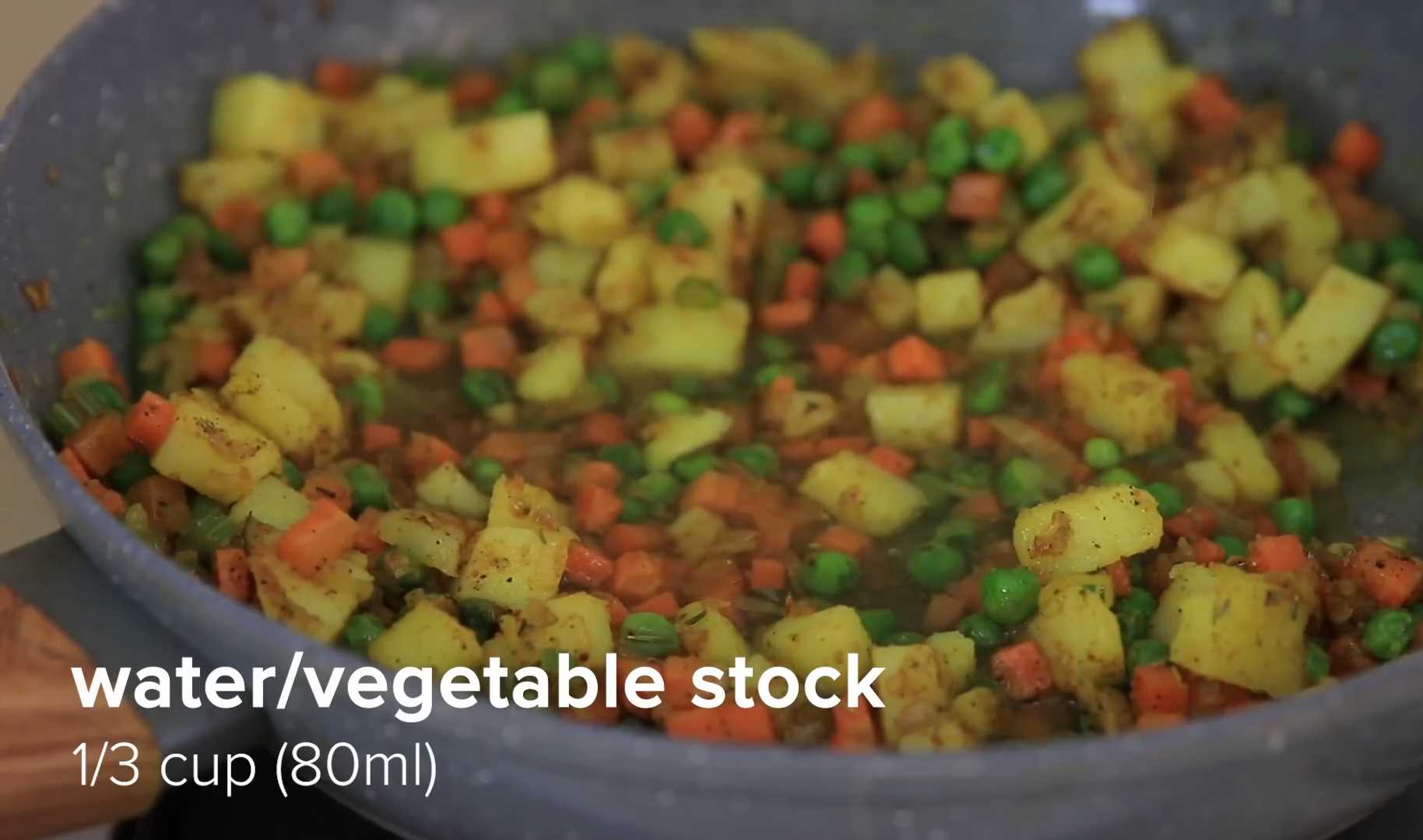 Feuilletés au curry et aux légumes - Étape 9