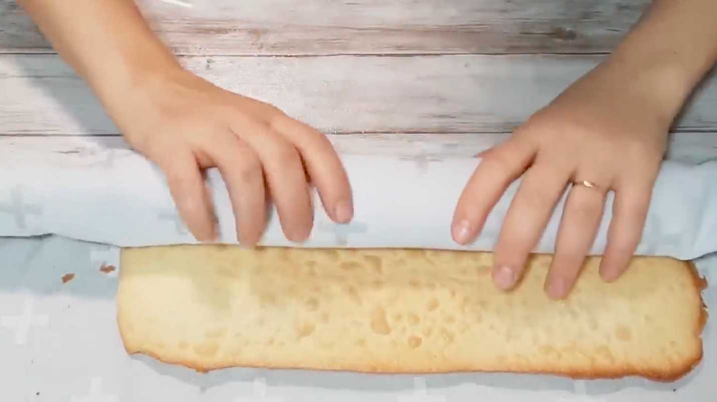 Bûche de Noël roulée - Étape 5