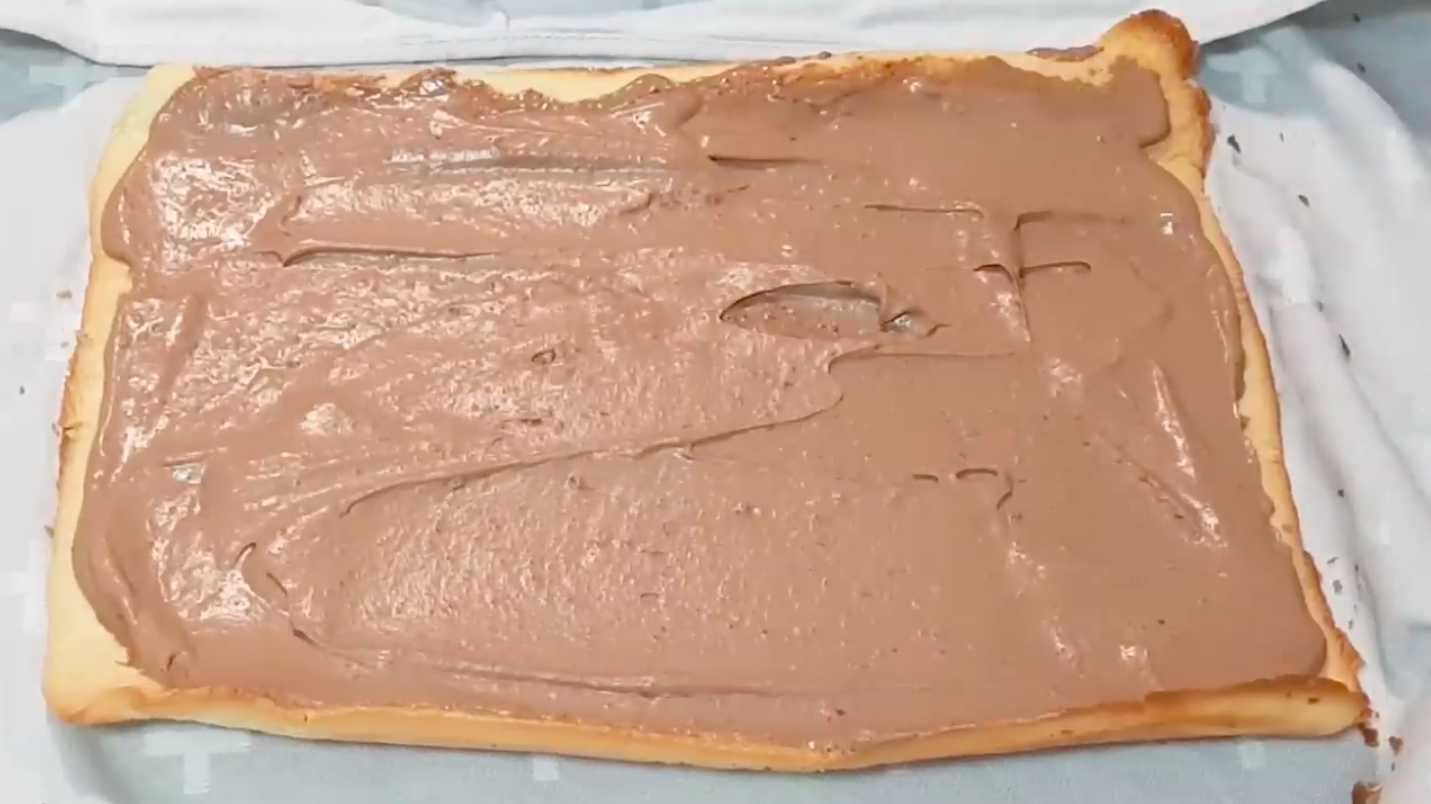 Bûche de Noël roulée - Étape 6