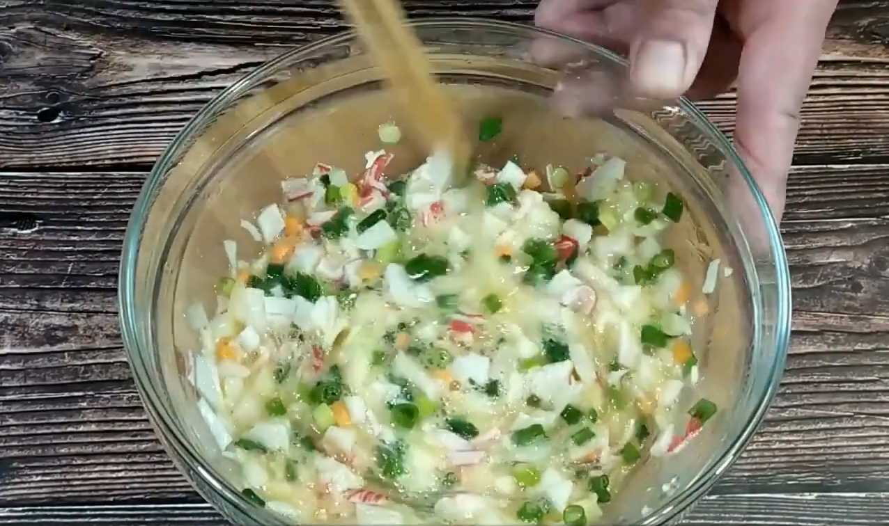 Crêpes coréennes Masal jeon - Étape 5