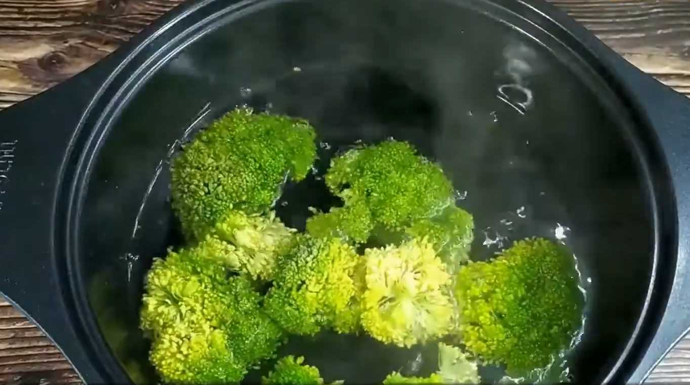 Brocoli coréen au sésame - Étape 2