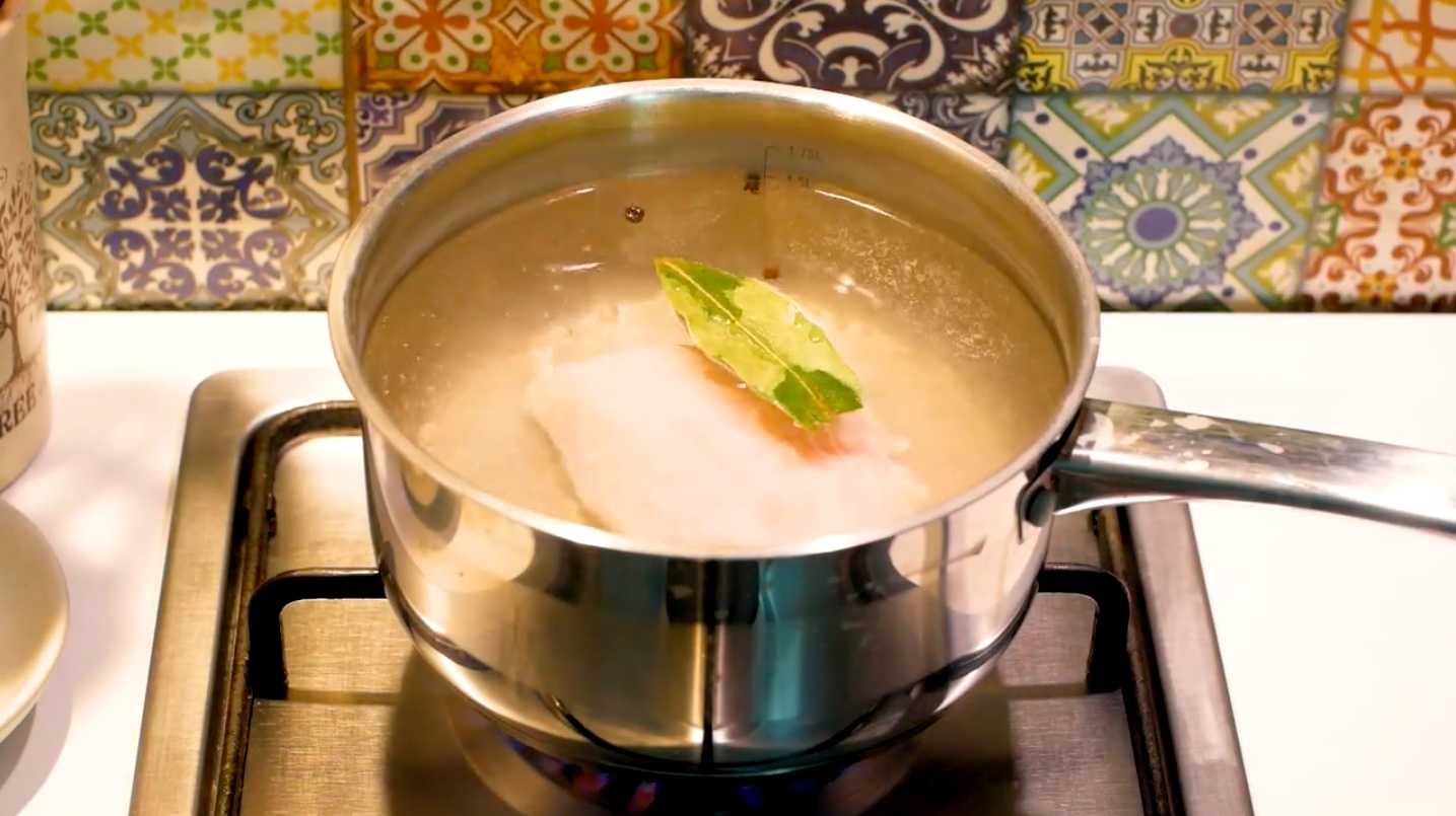 Salade Seta de Polo - Étape 1