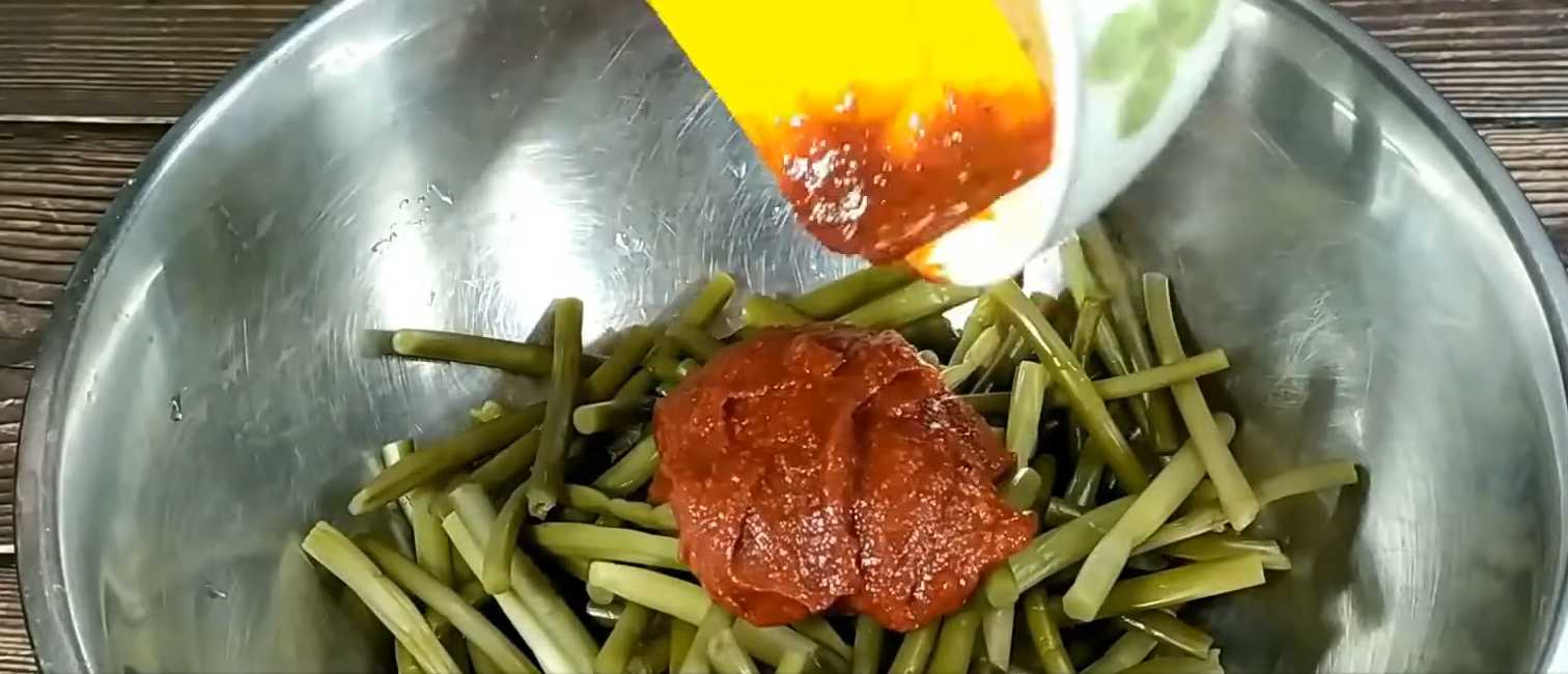 Amuse-bouche épicé à l'ail des ours - Étape 5