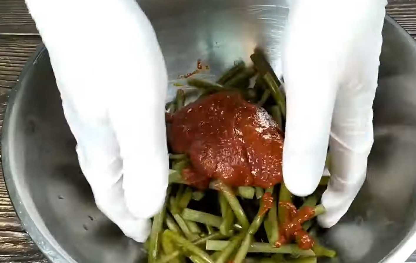 Amuse-bouche épicé à l'ail des ours - Étape 6