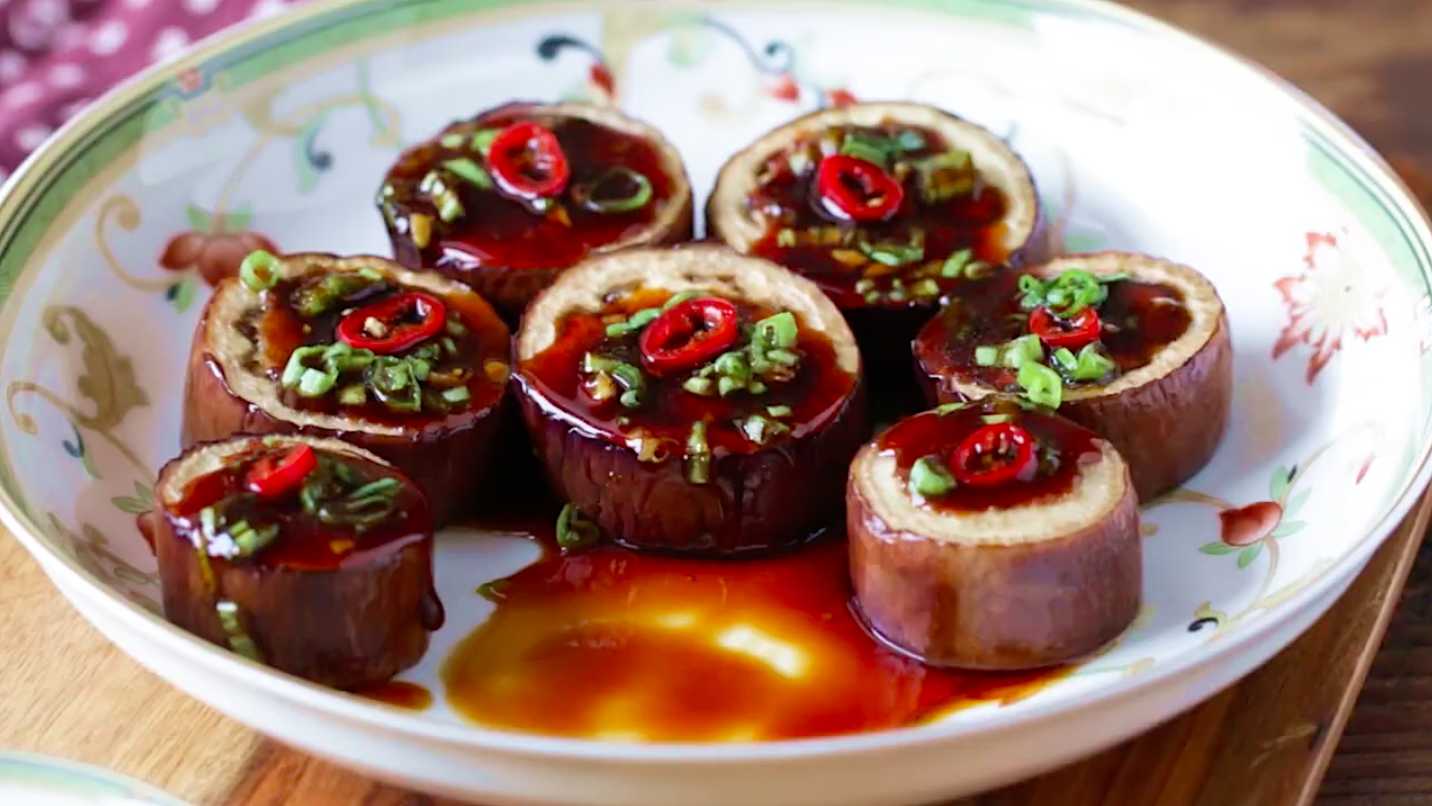 Aubergine chinoise - Étape 7