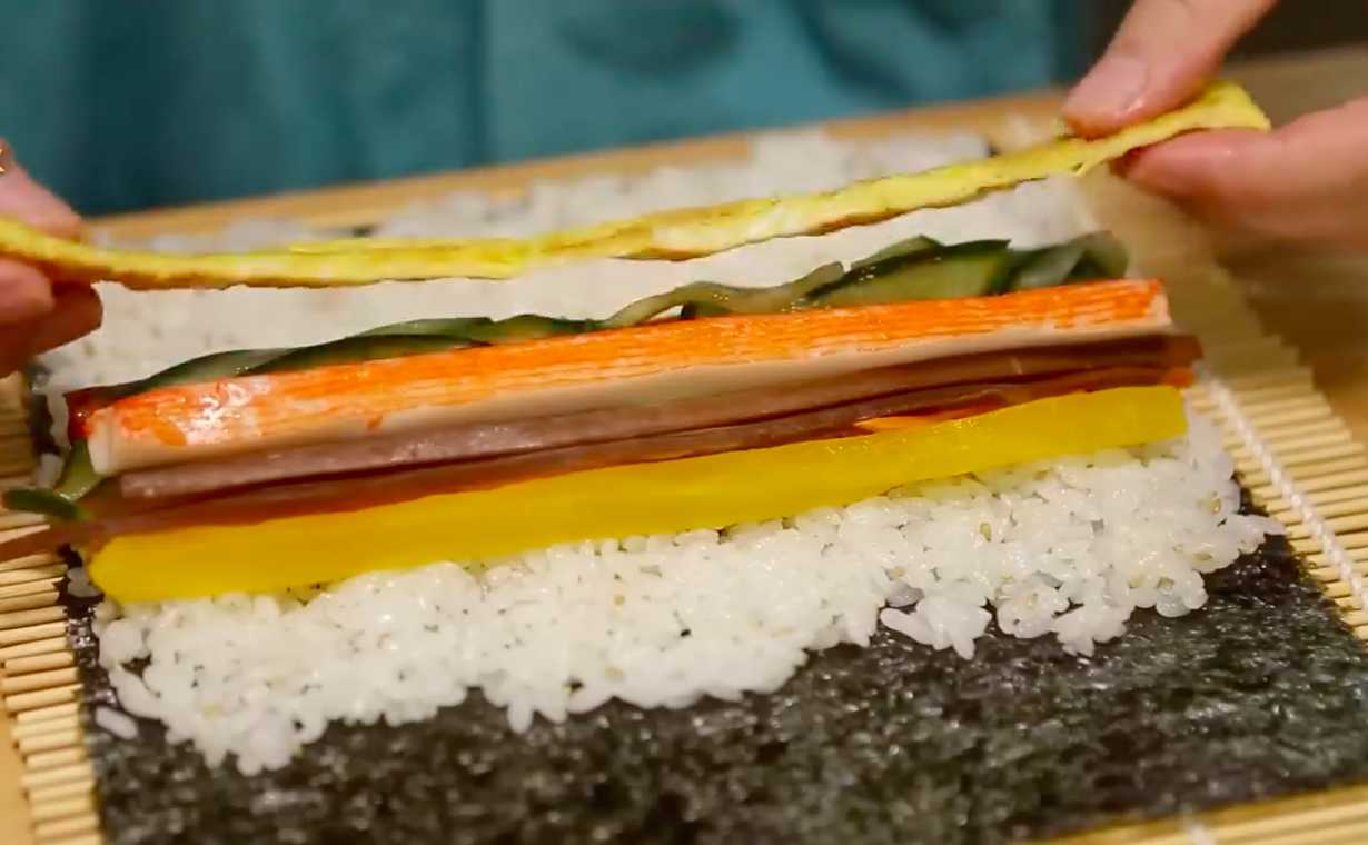 Rouleaux de kimbap - Étape 14