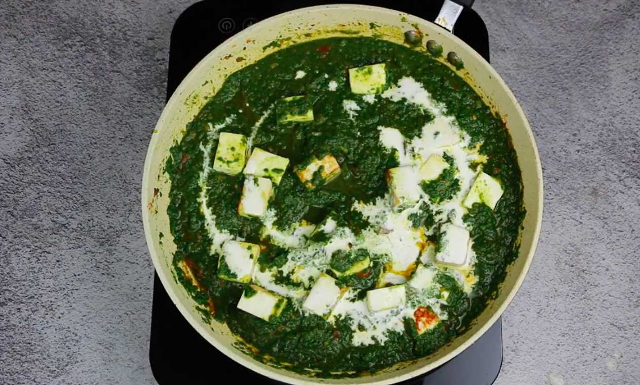Palak paneer - Étape 13