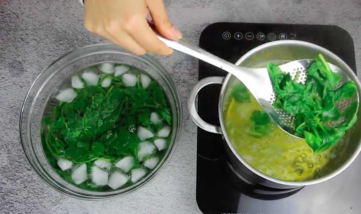 Palak Paneer - Étape 2