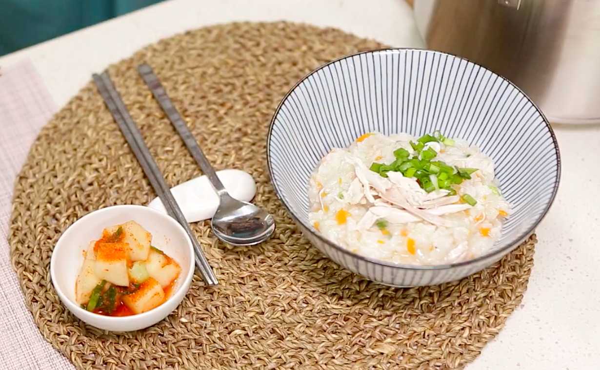 Bouillie de riz au poulet Dakchuk - Étape 12