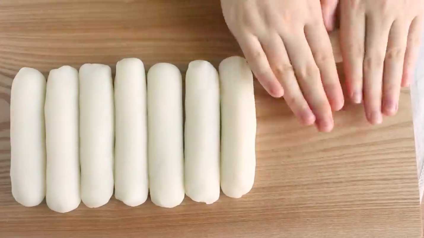 Bâtonnets de riz Garaetteok - Étape 9