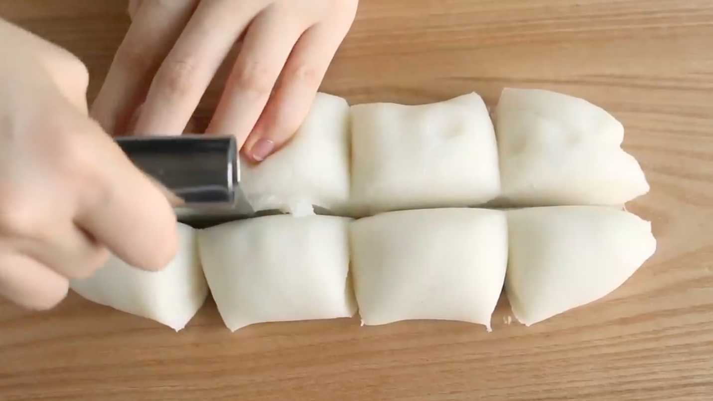 Bâtonnets de riz Garaetteok - Étape 8