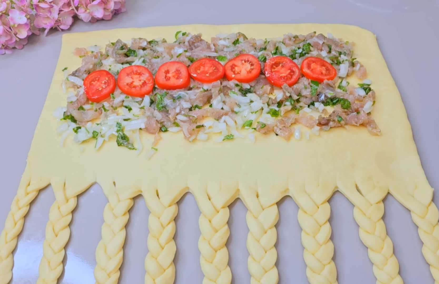 Tarte roulée élégante - Étape 10