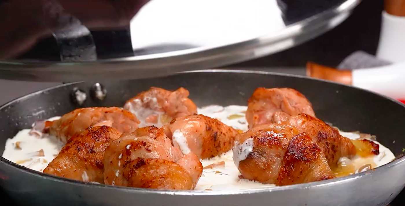 Cuisses de poulet farcies aux pommes de terre - Étape 7