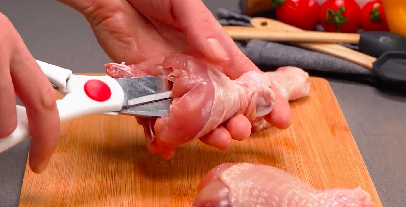Cuisses de poulet farcies aux pommes de terre - Étape 1