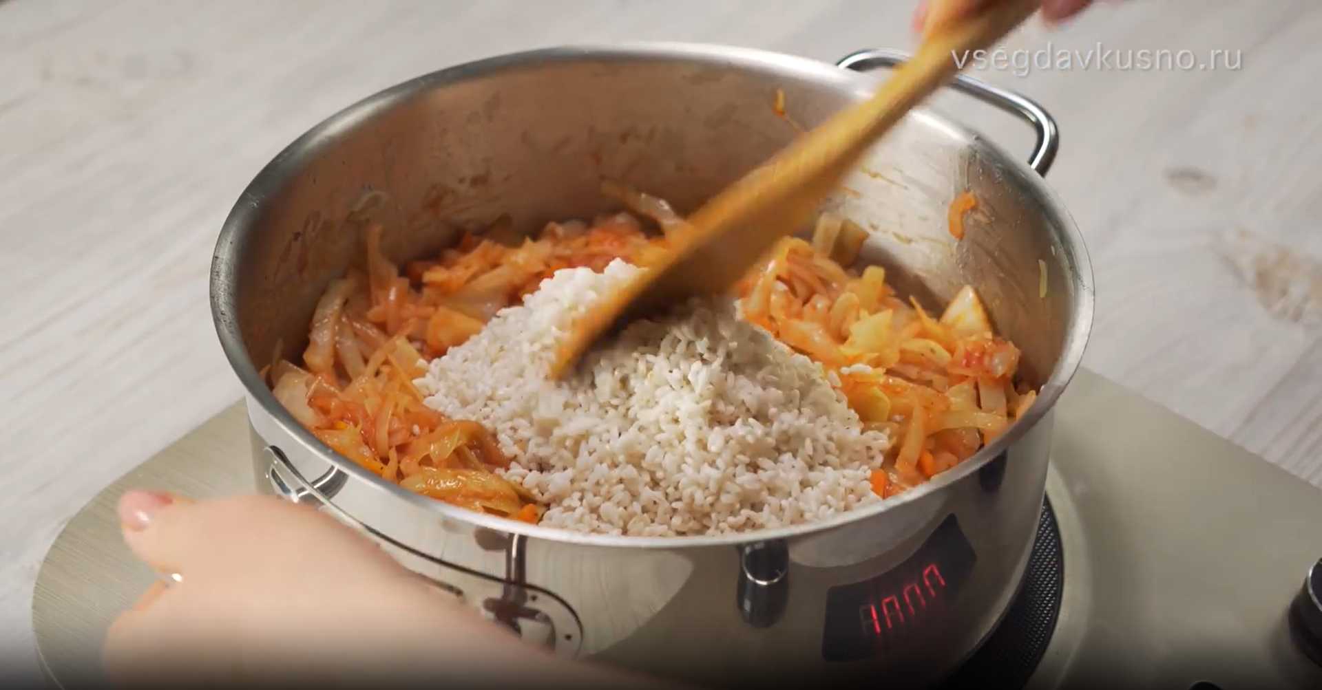 Chou au riz Lahanarizo - Étape 6