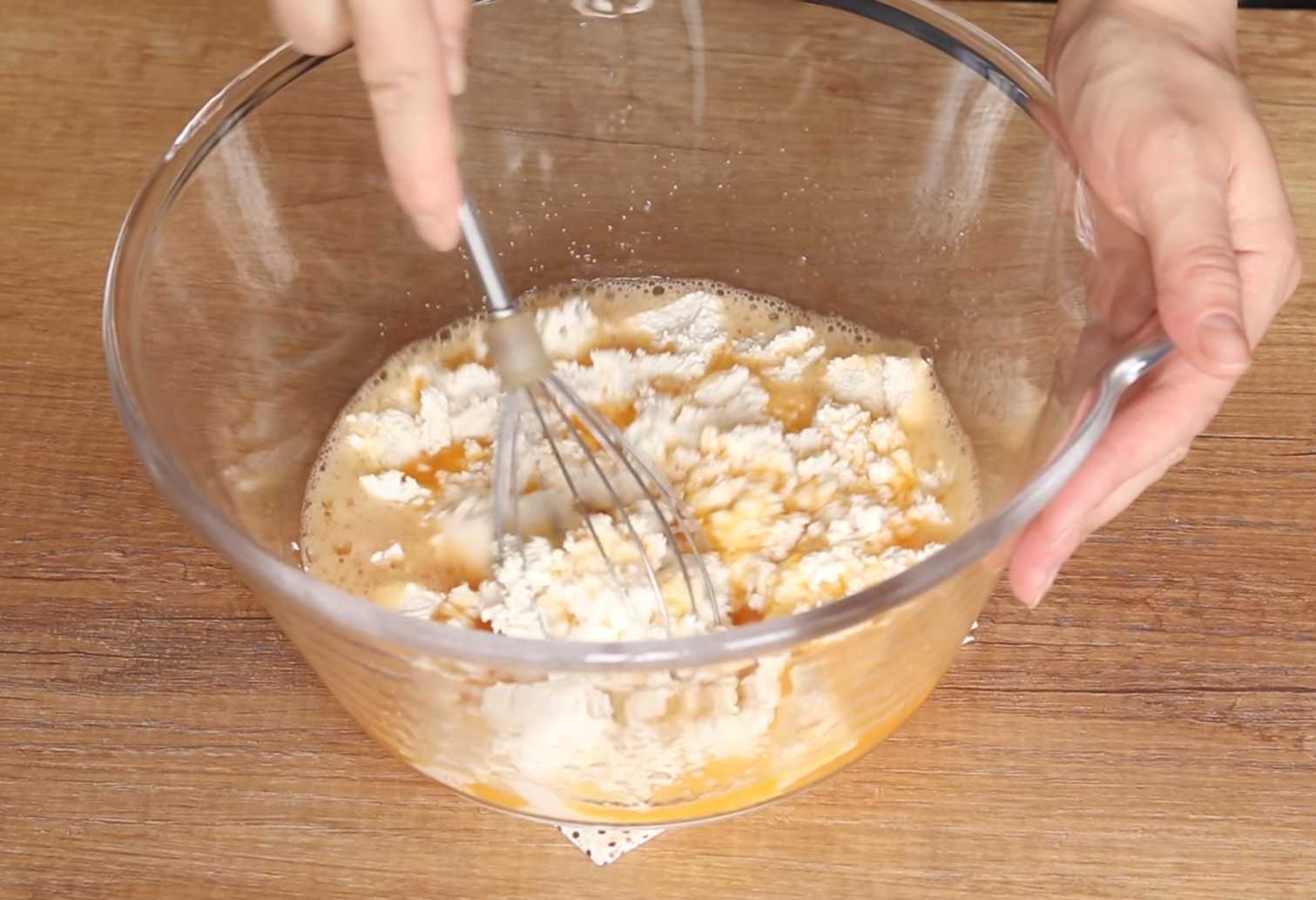 Crêpes au fromage blanc - Étape 2