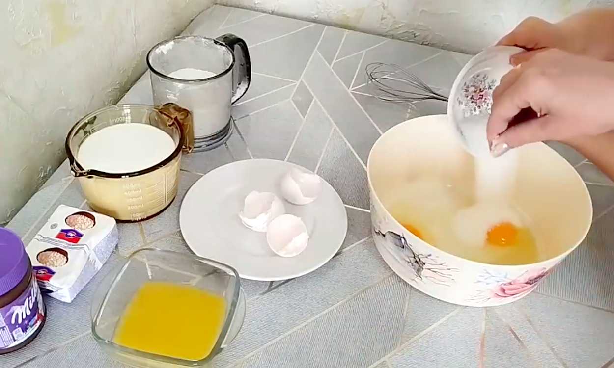 Crêpe finlandaise cuite au four - Étape 1