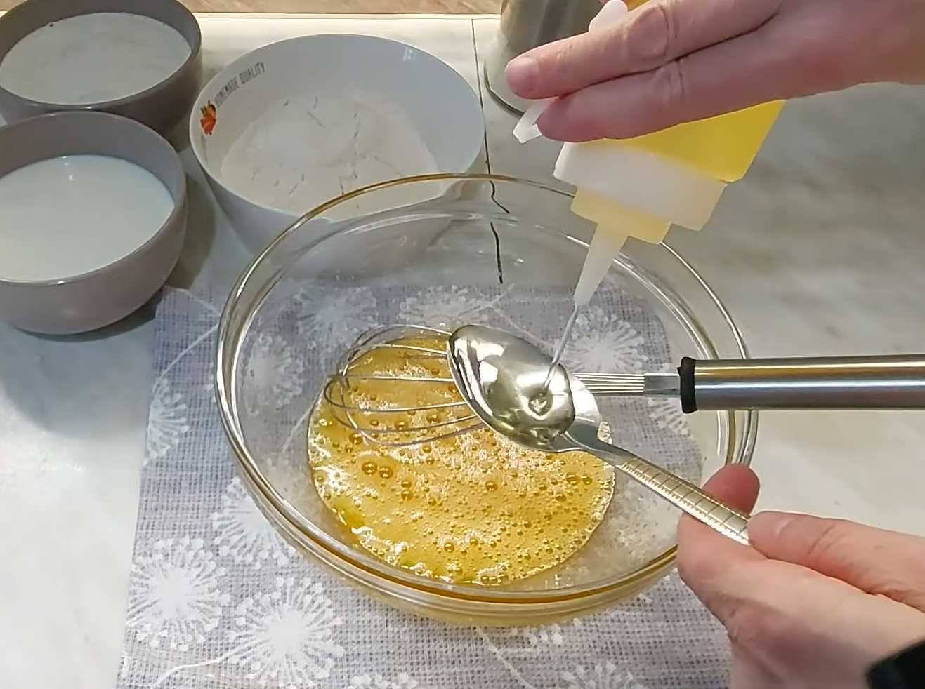 Crêpes crémeuses - Étape 2