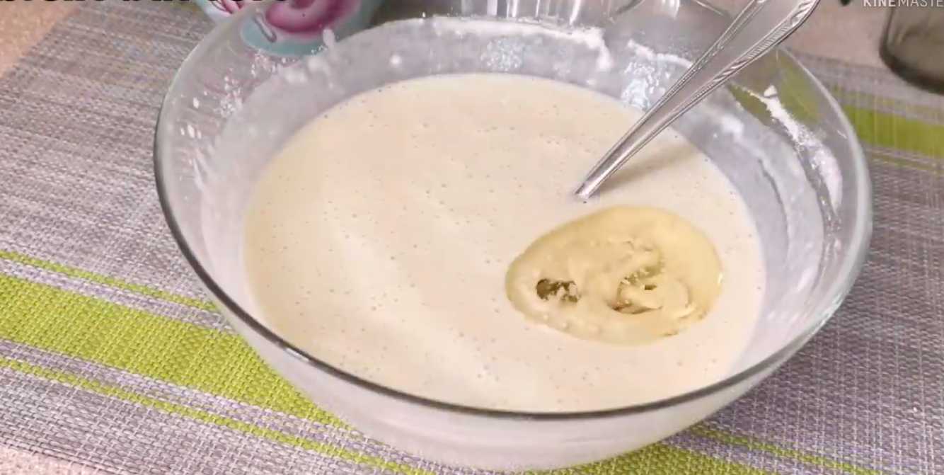 Crêpes de Carême à l'eau, sans œufs ni lait - Étape 5
