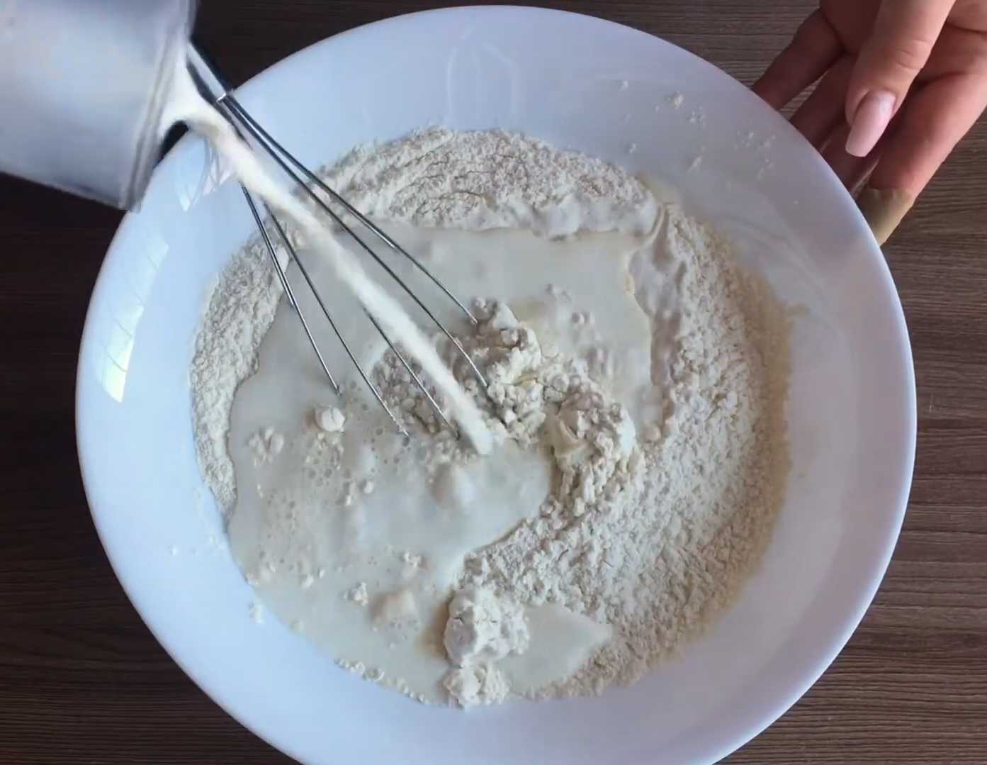 Crêpes sans œufs au lait - Étape 3