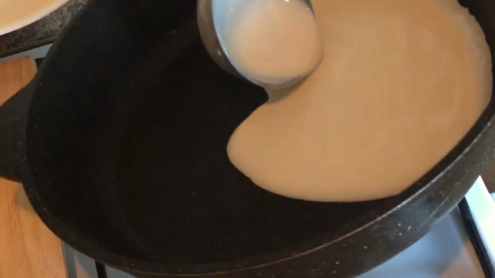 Crêpes sans œufs au lait - Étape 8