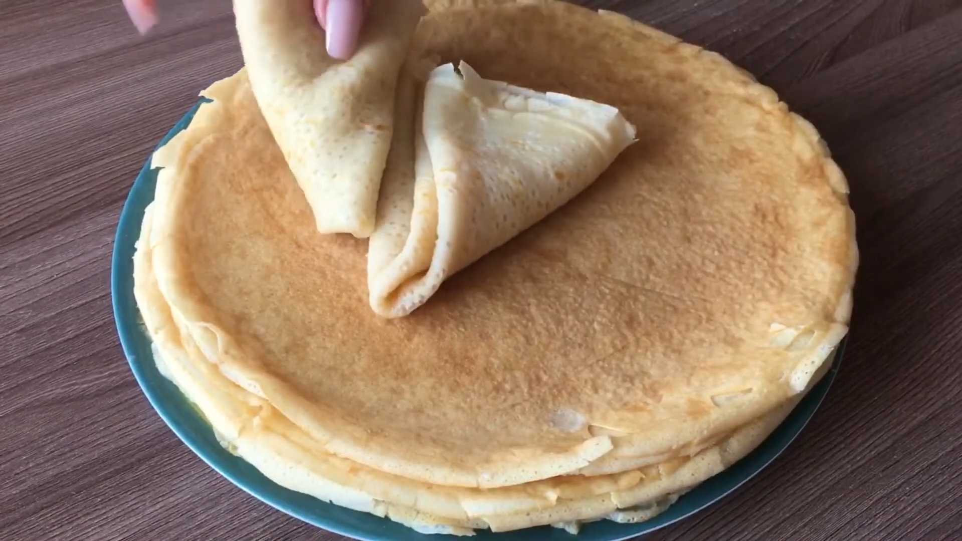 Crêpes sans œufs au lait - Étape 12