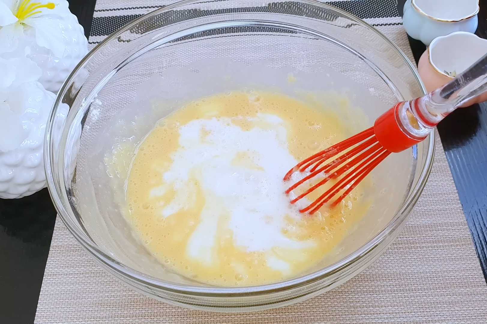 Crêpes sans soda ni lait - Étape 3