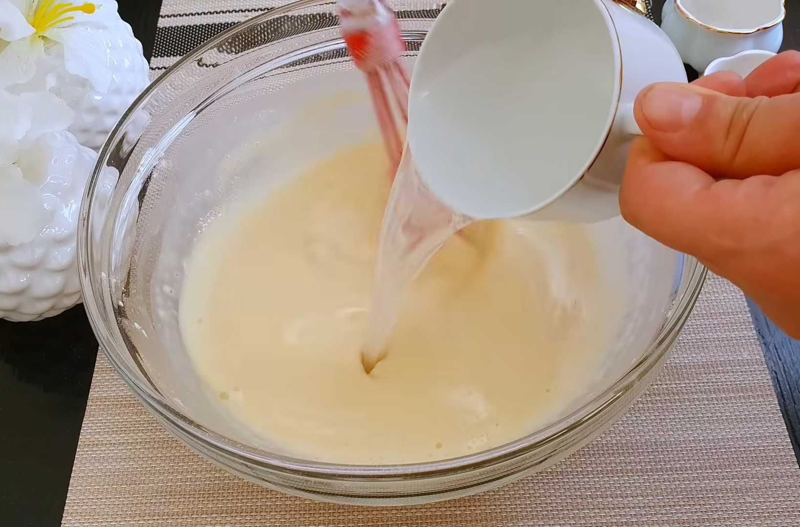 Crêpes sans soda ni lait - Étape 4