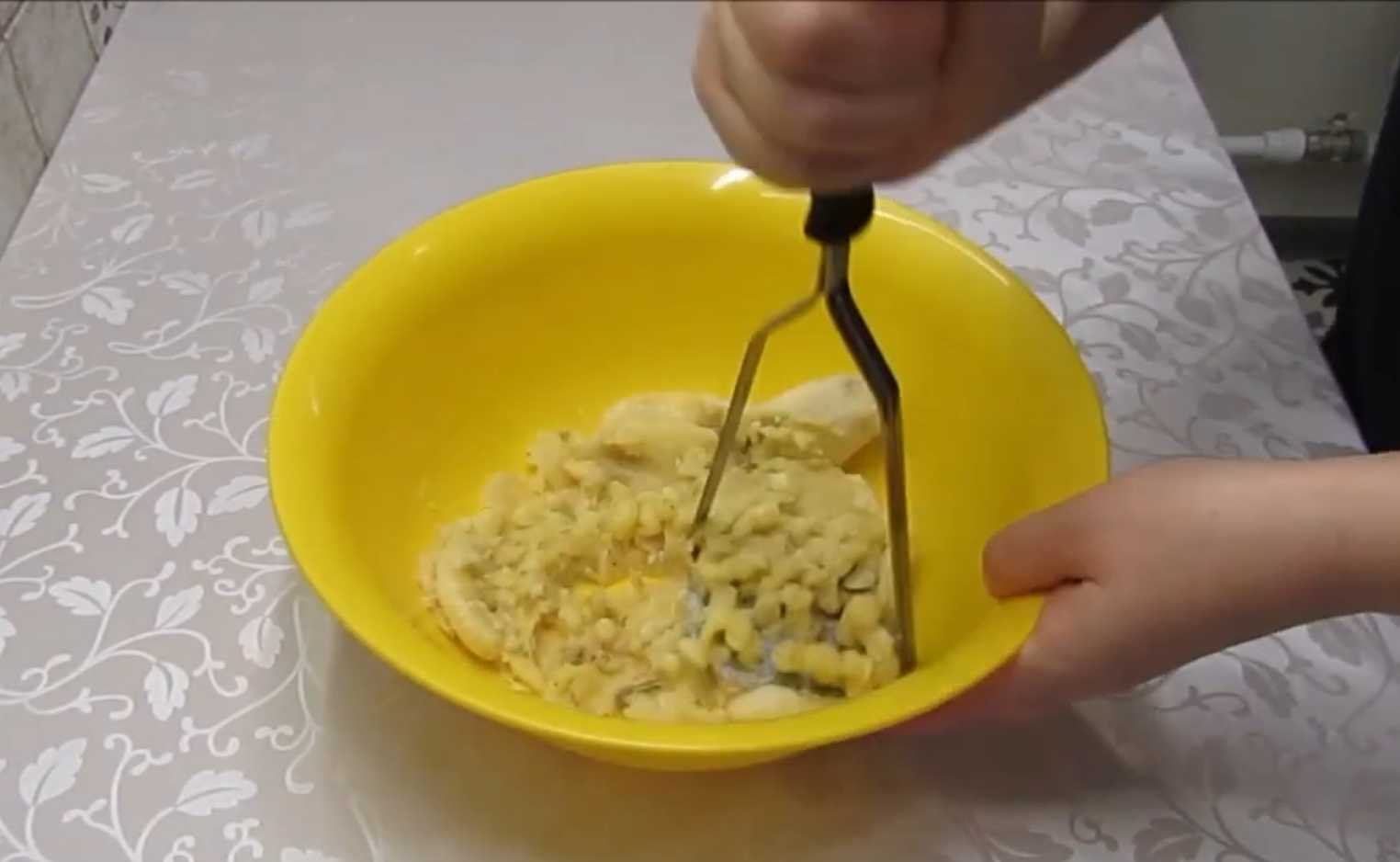 Crêpes à la banane - Étape 1