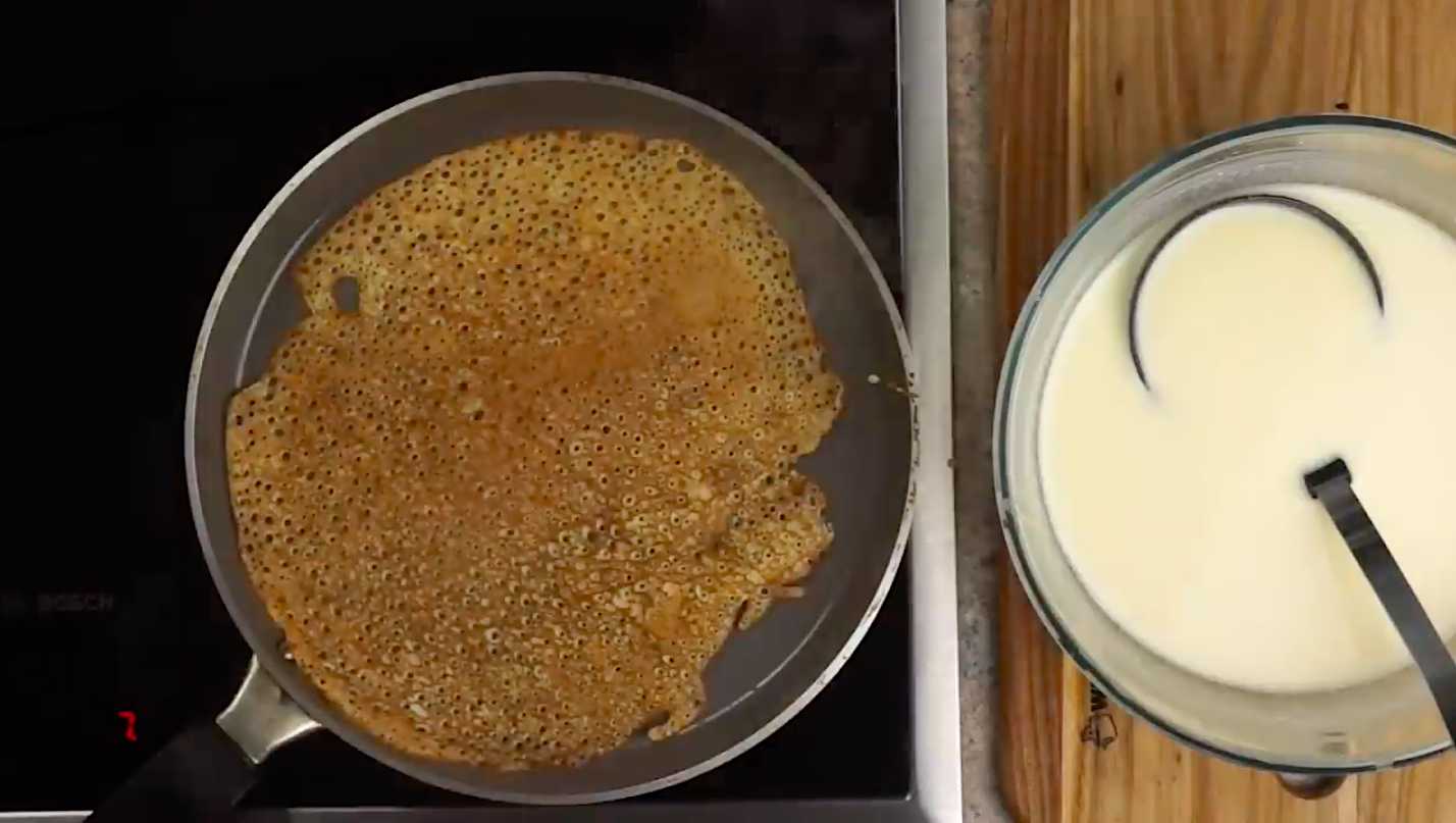 Crêpes au lait trouées - Étape 10