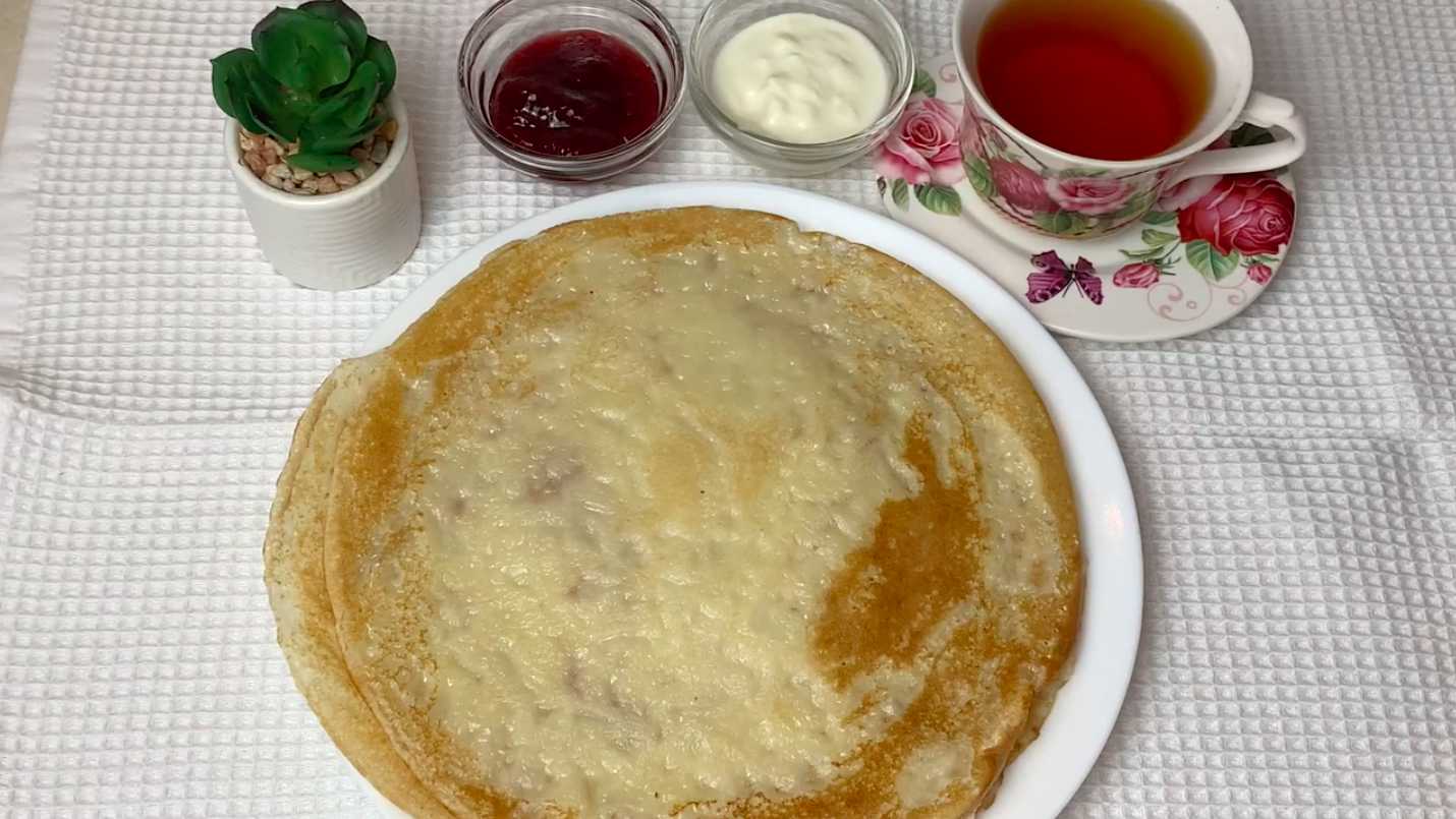 Crêpes au lait et aux œufs - Étape 13