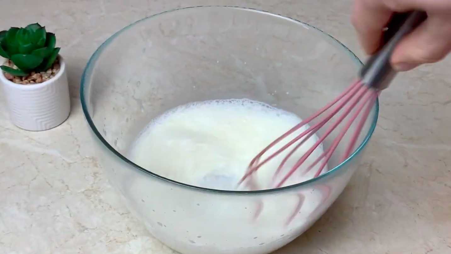 Crêpes au lait et aux œufs - Étape 3