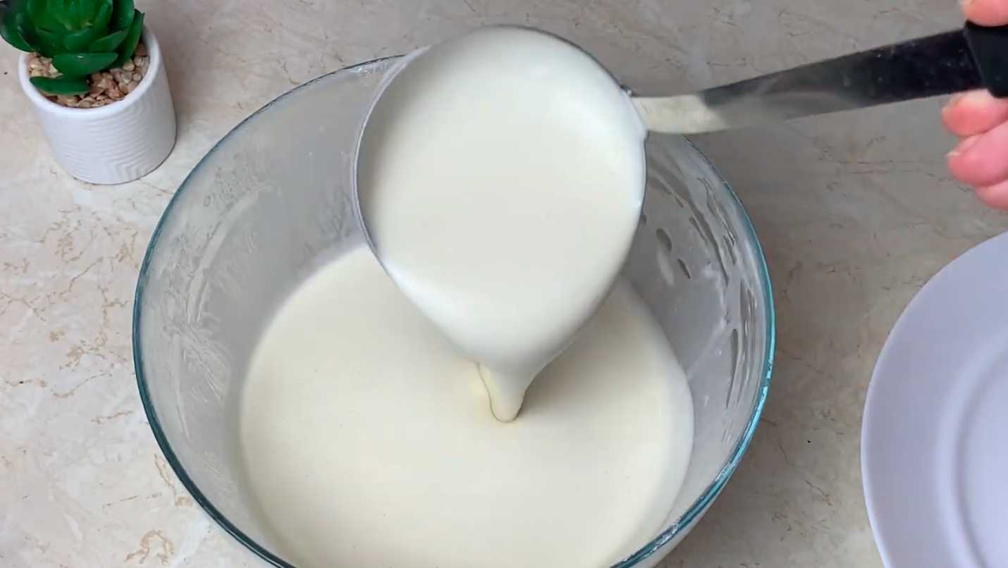 Crêpes au lait et aux œufs - Étape 8