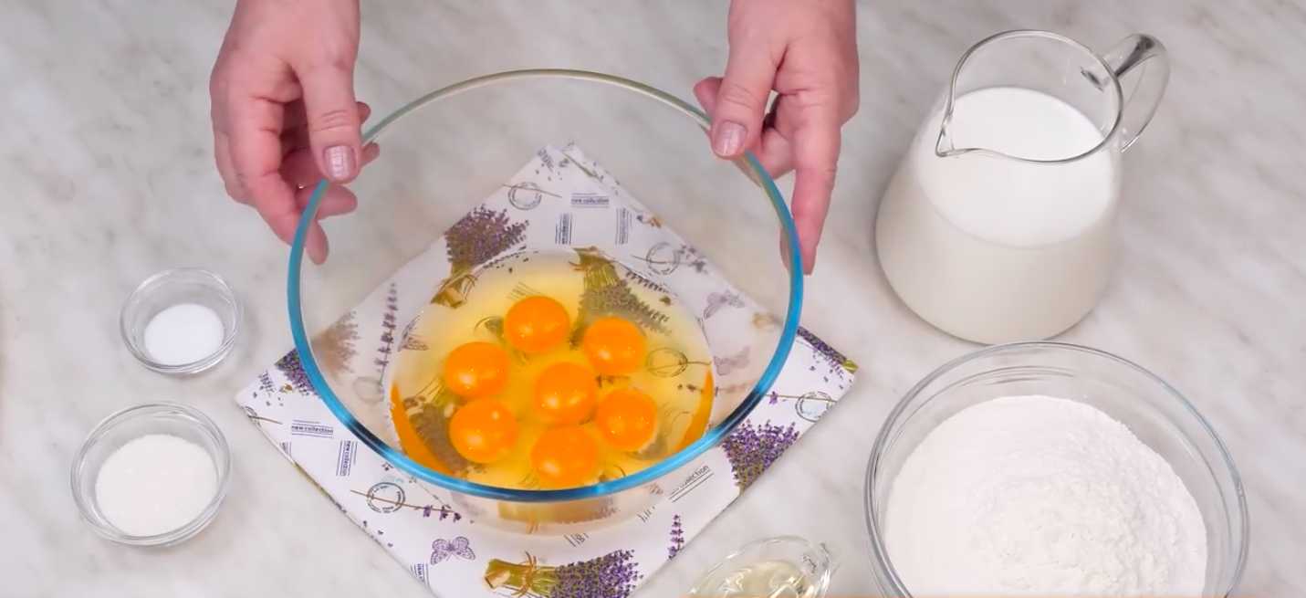 Crêpes à la viande - Étape 1