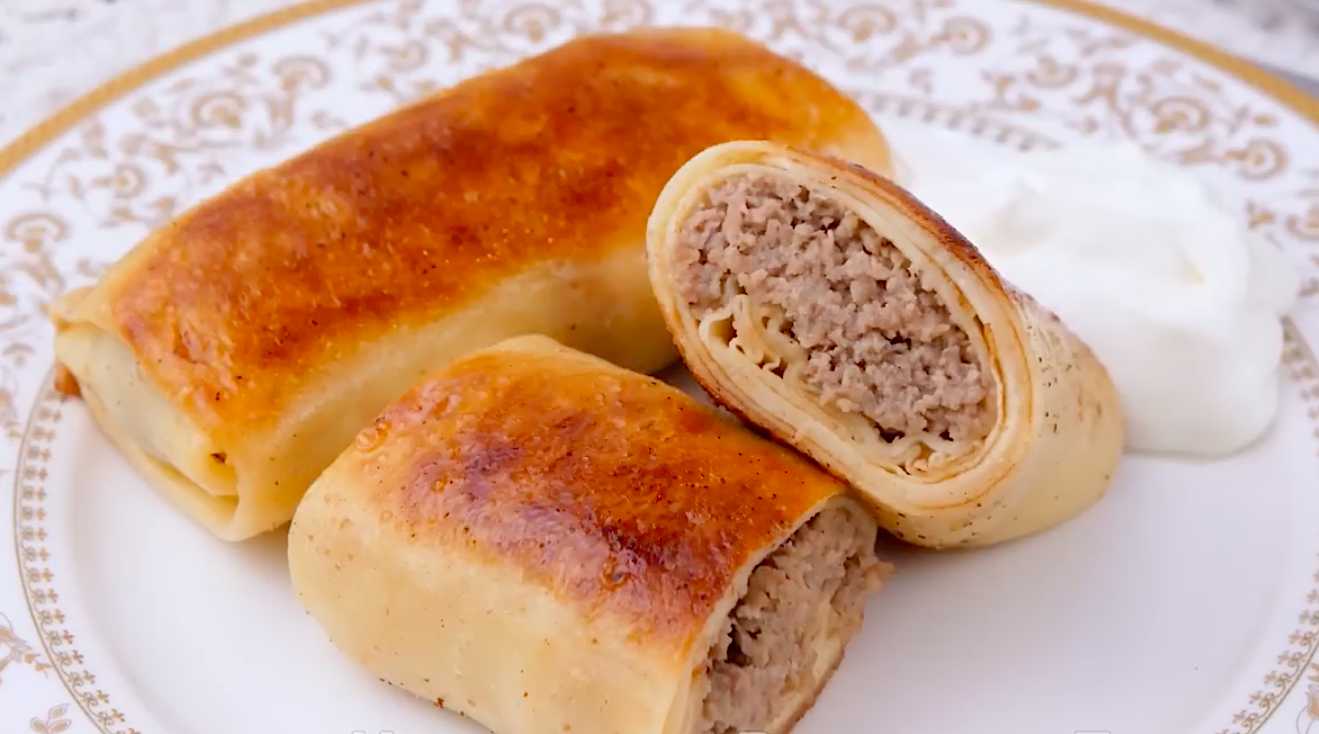 Crêpes à la viande - Étape 24