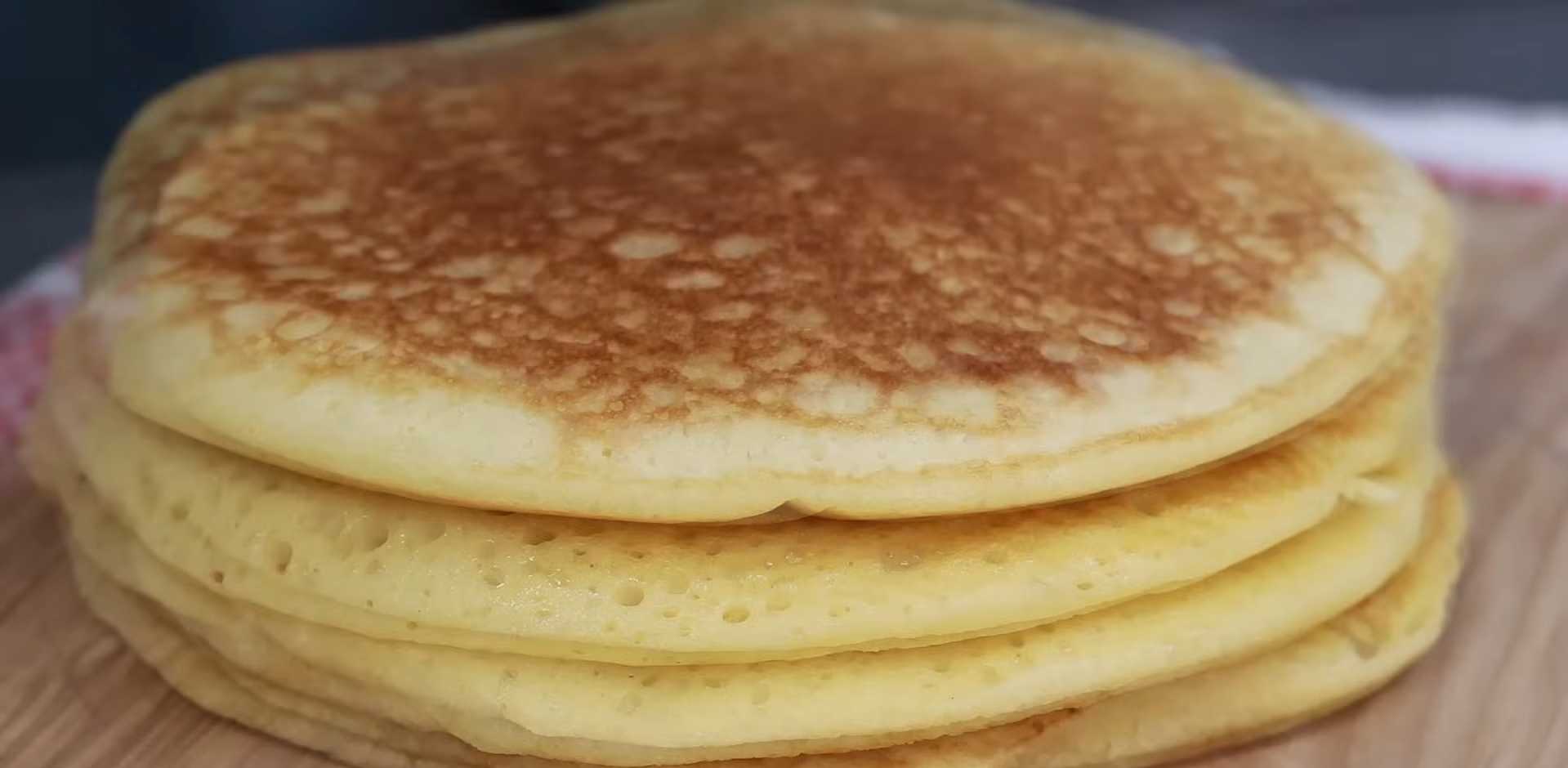 Crêpes à la levure avec du lait - Étape 12