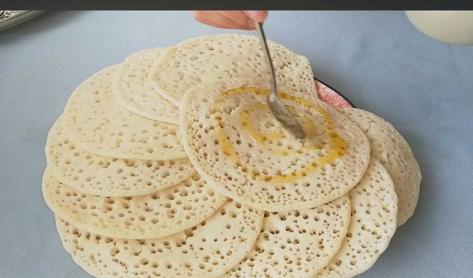 Crêpes marocaines à la semoule - Étape 11