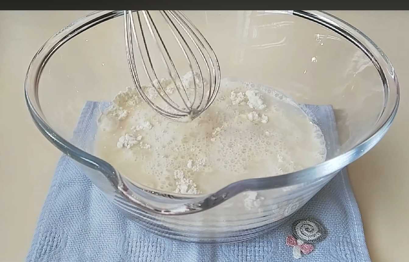 Crêpes marocaines à la semoule - Étape 2