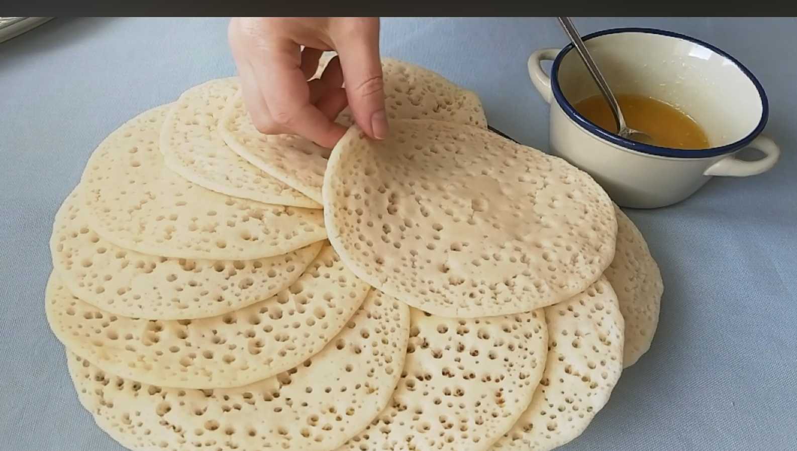 Crêpes marocaines à la semoule - Étape 10