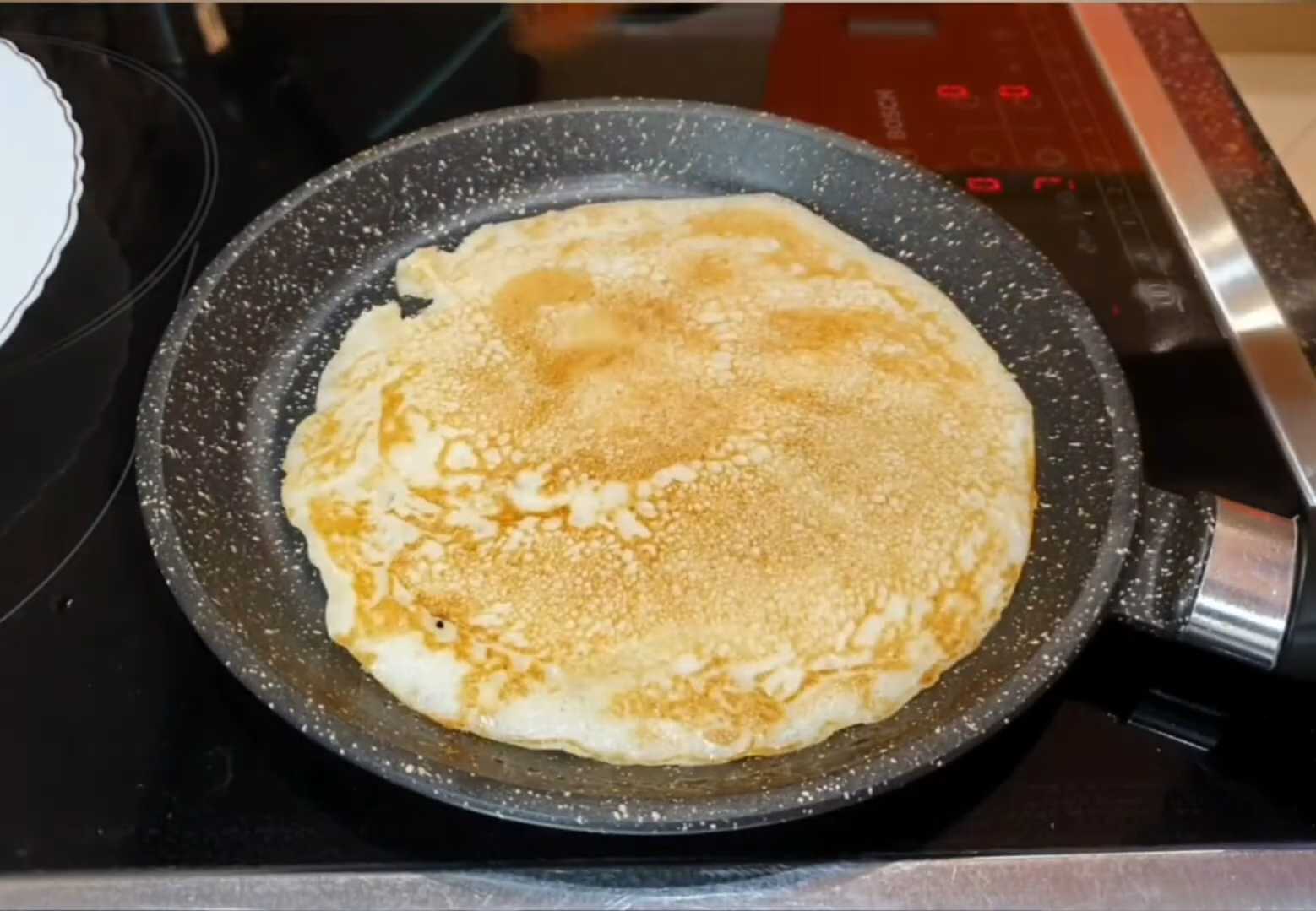 Crêpes à la levure et au kéfir - Étape 11