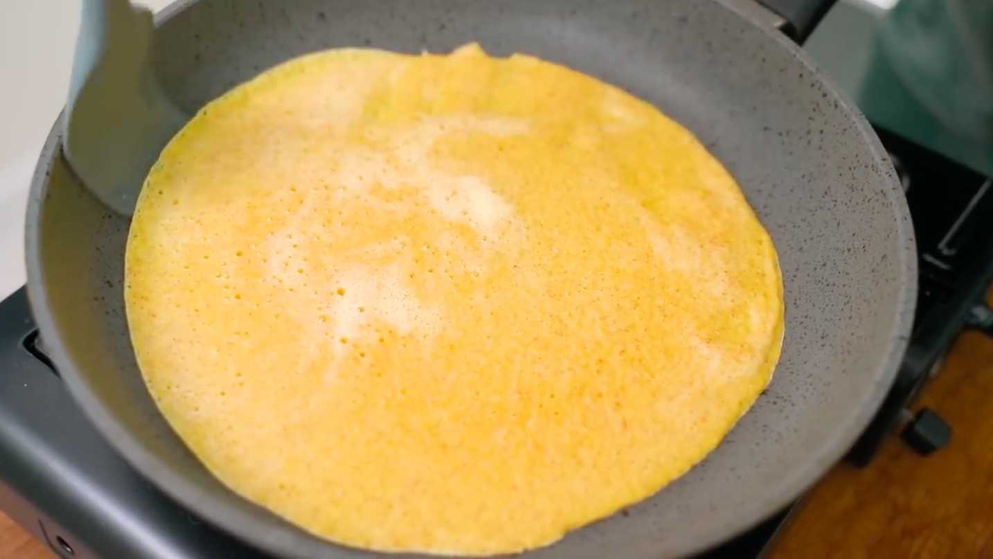 Crêpe à l'avoine - Étape 4