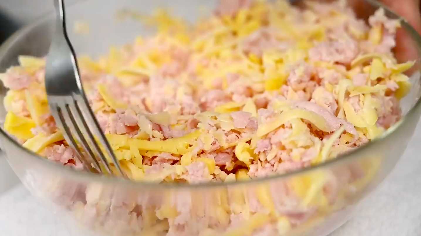 Crêpes au jambon et au fromage - Étape 14