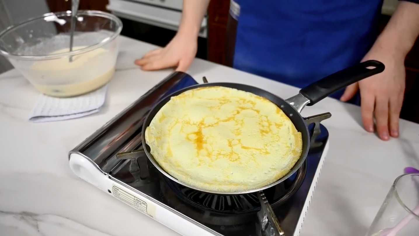 Crêpes au jambon et au fromage - Étape 11