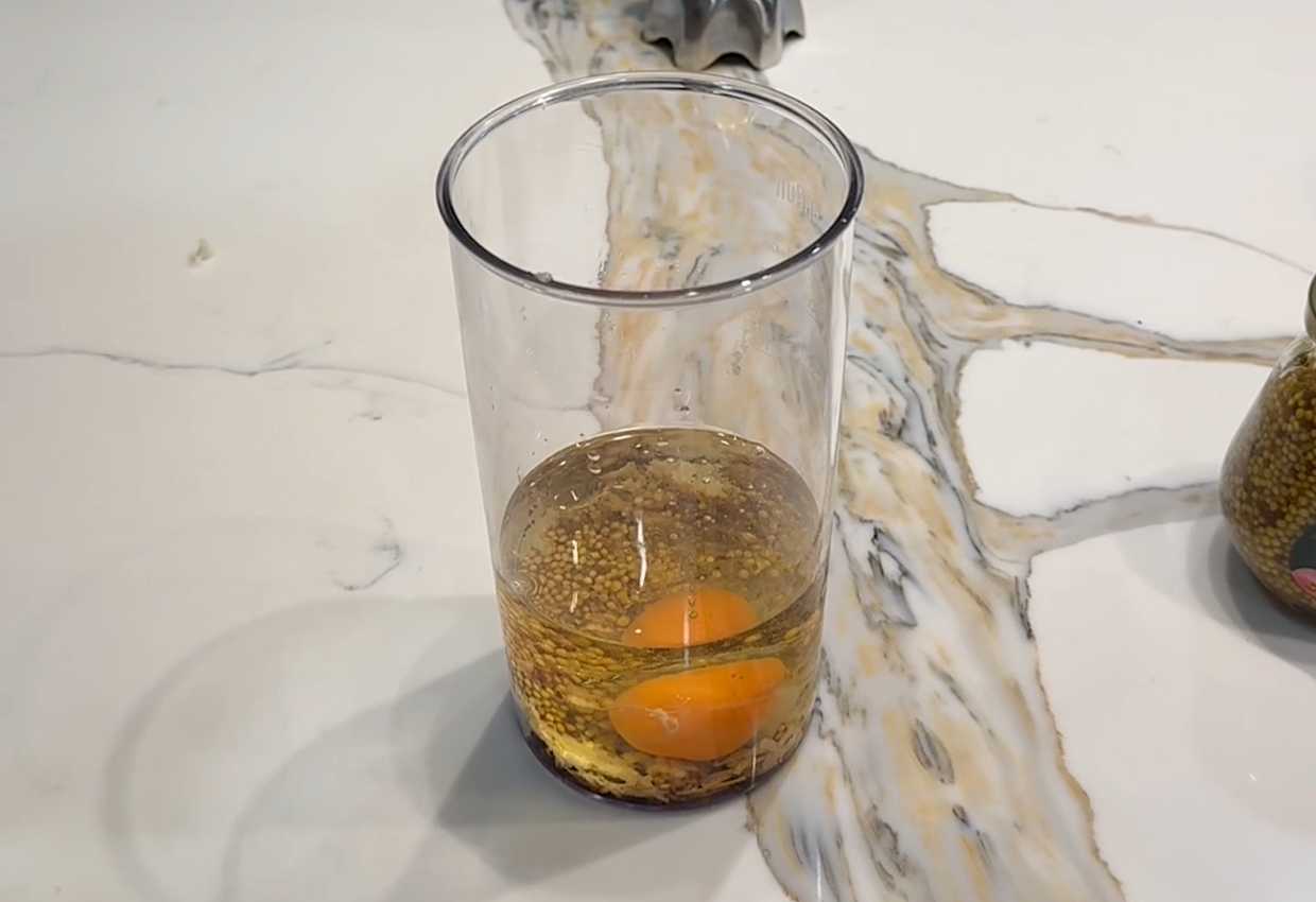 Salade César au poulet et croûtons croustillants - Étape 2