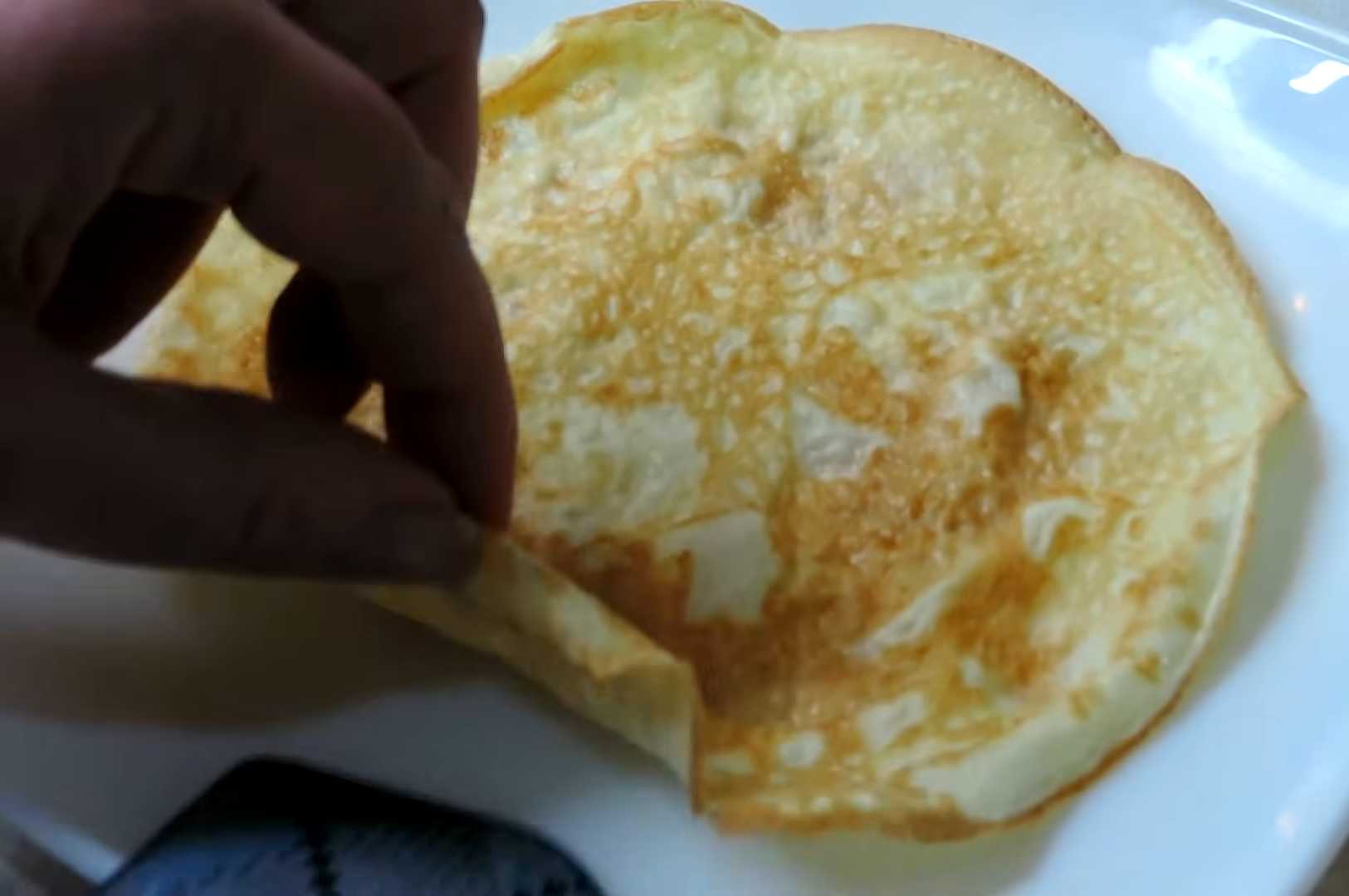 Crêpes à la salade d'œufs - Étape 6