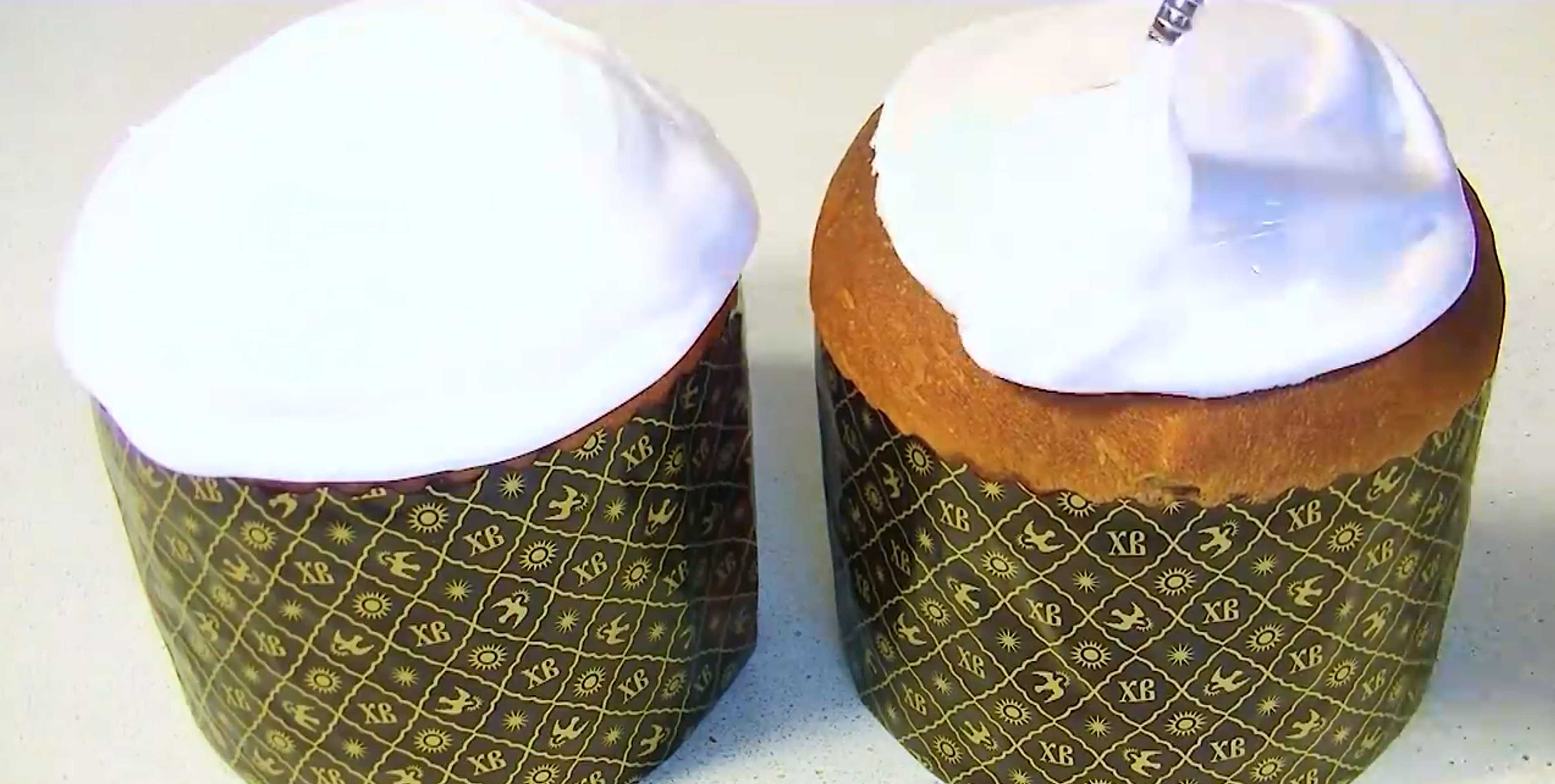 Glaçage au blanc d'œuf pour gâteau de Pâques - Étape 3