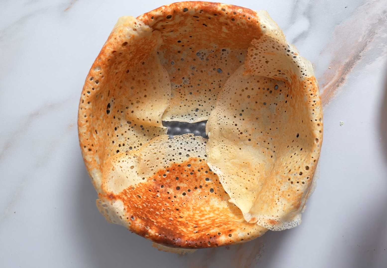 Tourte aux crêpes au poulet et aux champignons - Étape 7