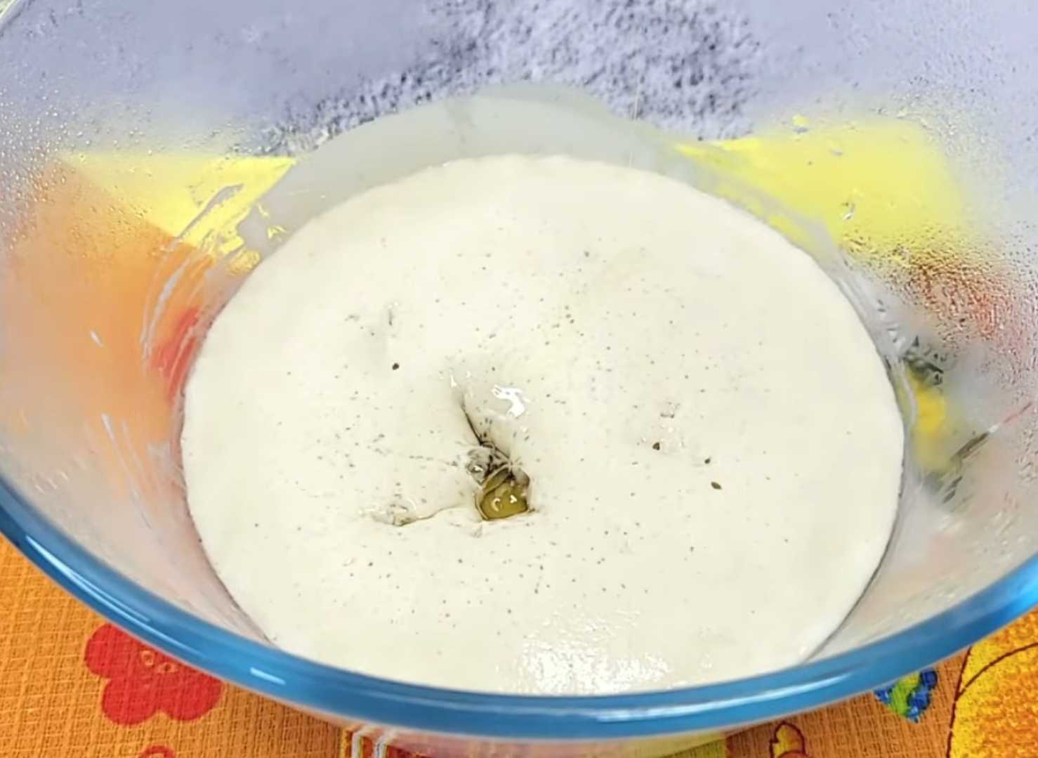 Crêpes épaisses à la levure - Étape 3