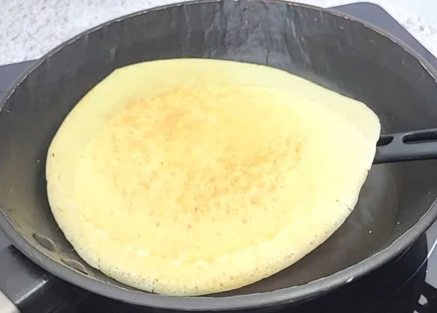 Crêpes épaisses à la levure - Étape 12